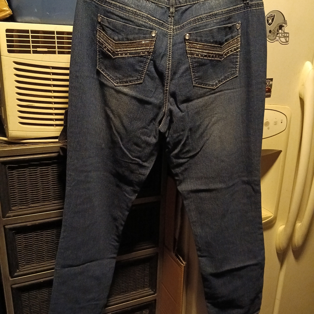 Absolutely Famous Dark Blue Straight Jeans